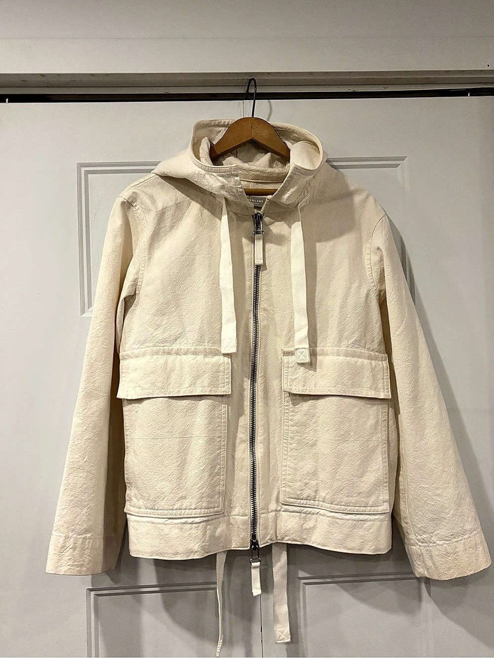 Everlane The Canvas Organic Cotton Anorak Cotton Anorak Cream Small